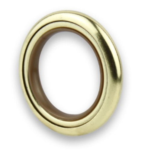 Anneau avec insert laiton poli verni Ø47x70 mm Fourniturestapissier | Anneau avec insert laiton poli verni Ø47x70 mm