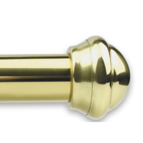 Embout Classique laiton poli verni Ø28mm Fourniturestapissier | Embout Classique laiton poli verni Ø28mm
