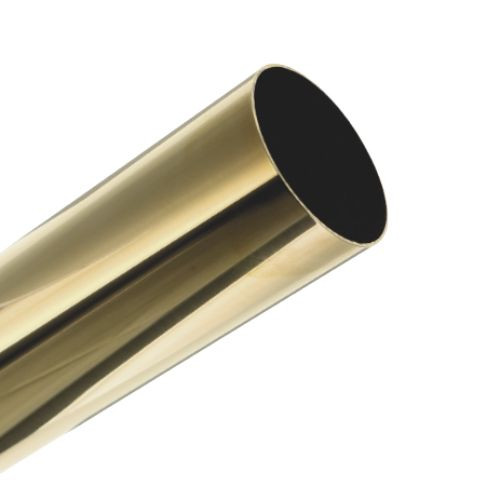 Tube en laiton poli verni Ø28mm - 200cm Fourniturestapissier | Tube en laiton poli verni Ø28mm - 200cm
